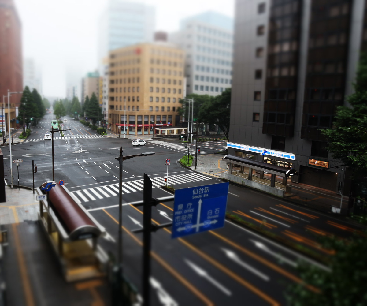 仙台市ジオラマ